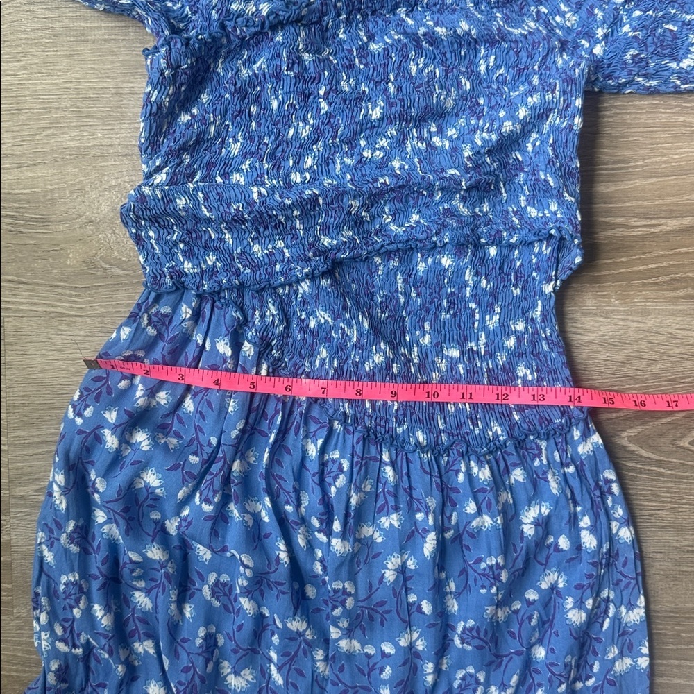 Poupette St Barth Soledad Maxi Dress in Royal Cerise Small - Picture 10 of 11